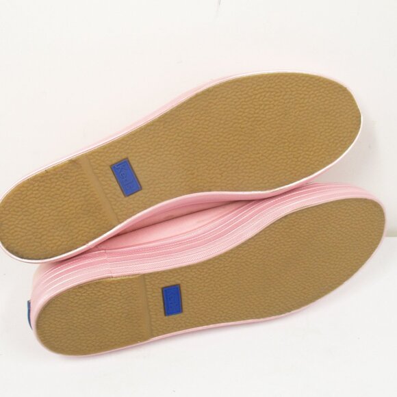 Keds Canvas Women's Pink Shoes Ortholite Sneakers Blue Jays Baseball Size 9 US - Picture 7 of 11